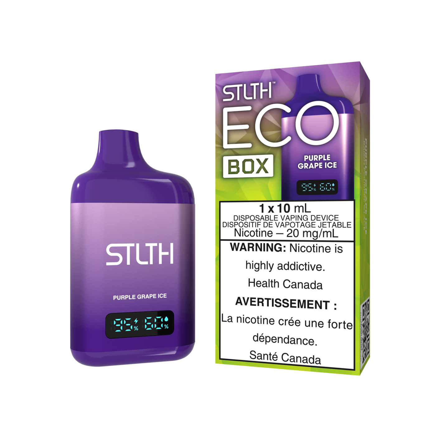 STLTH ECO Box Disposable Vape - Purple Grape Ice