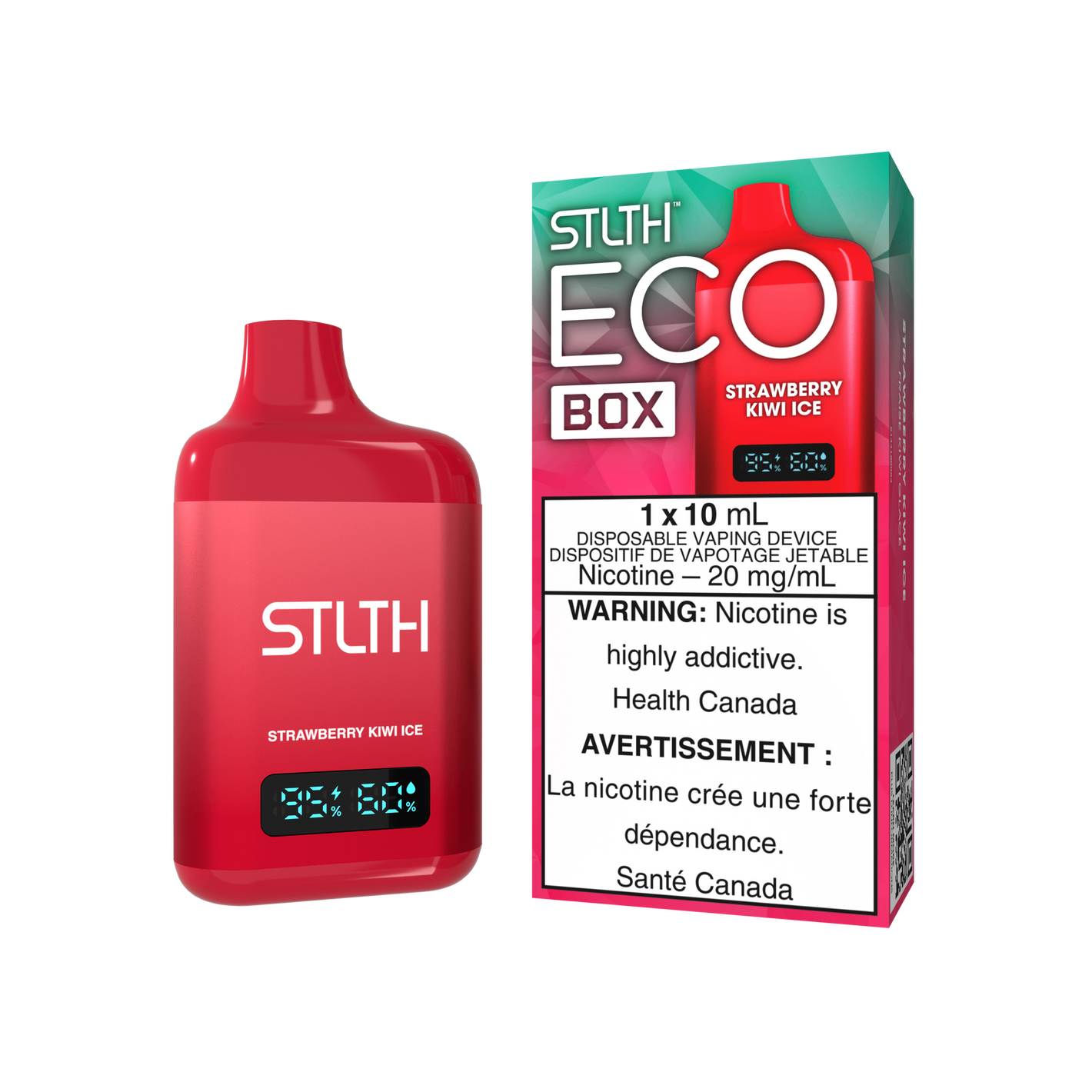 STLTH ECO Box Disposable Vape - Strawberry Kiwi Ice