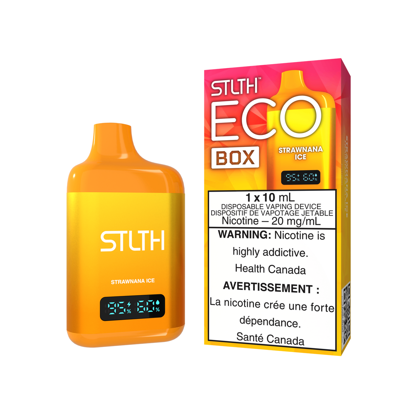 STLTH ECO Box Disposable Vape - Strawnana Ice