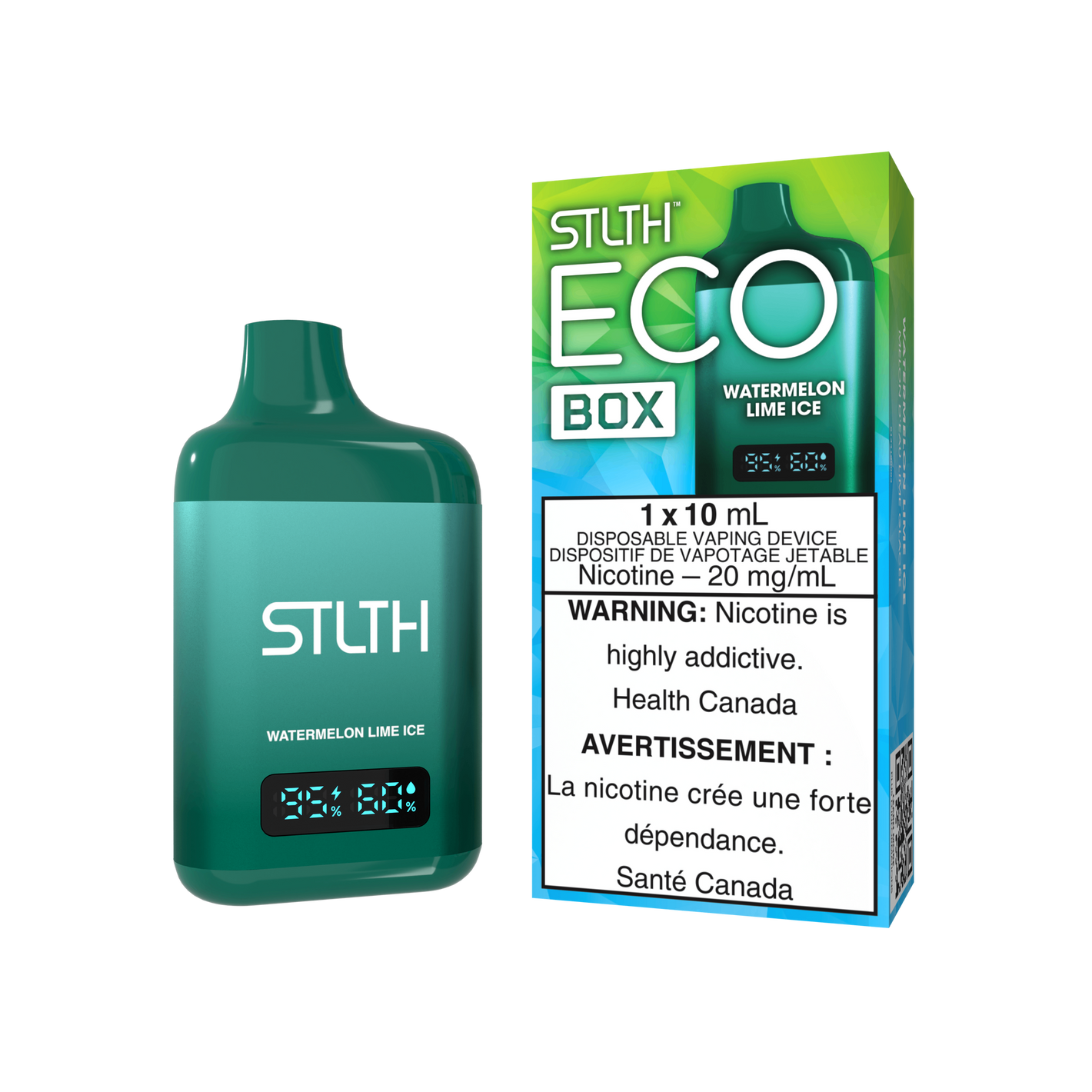 STLTH ECO Box Disposable Vape - Watermelon Lime Ice