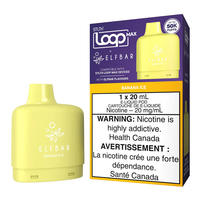 STLTH x Elf Bar 50k Loop Max Pre-filled Vape Pod - Banana Ice