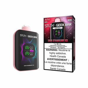 Stlth x Geekbar Disposable Vape - Sour Strawberry Ice