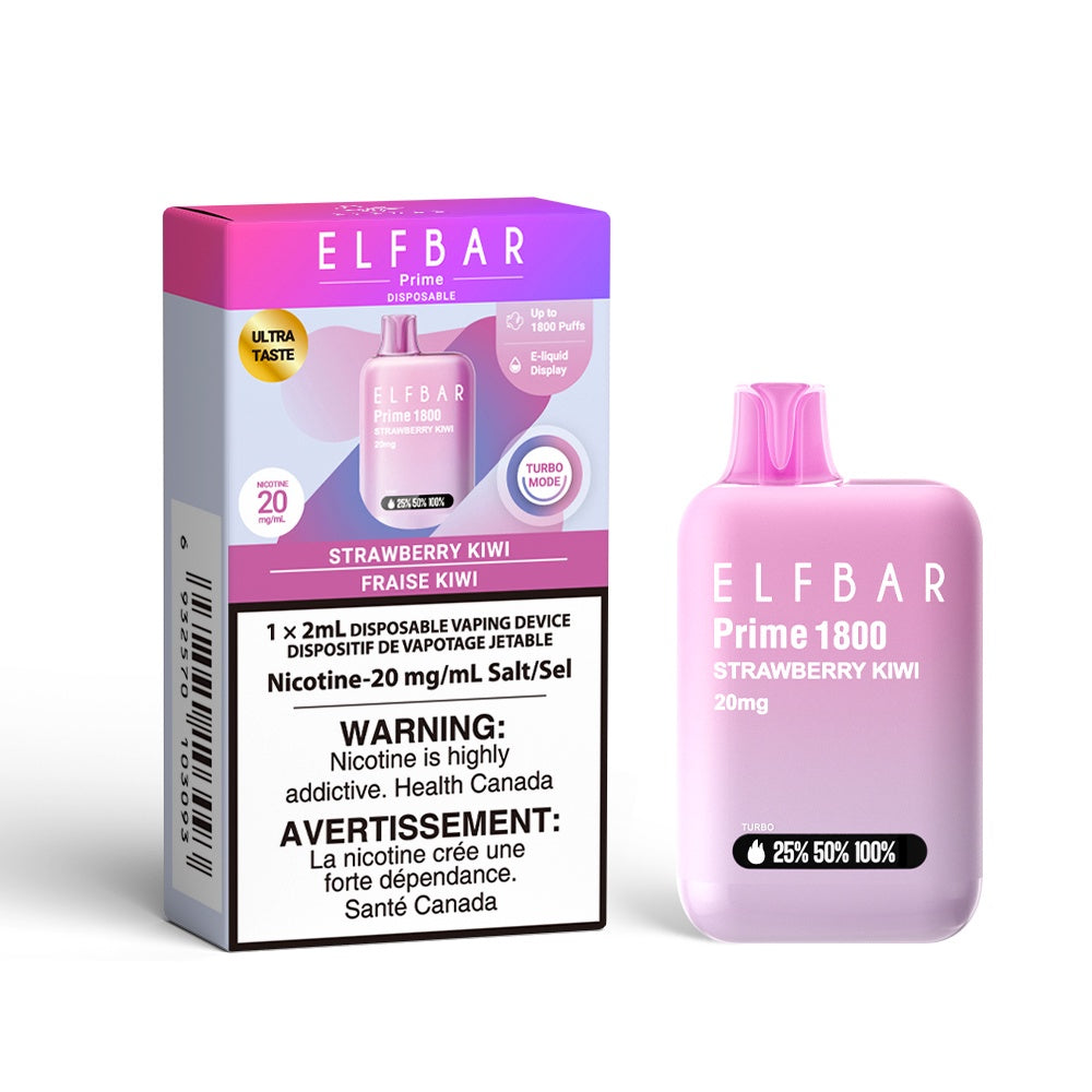 ELF Bar Prime 1800 Puffs- Strawberry Kiwi