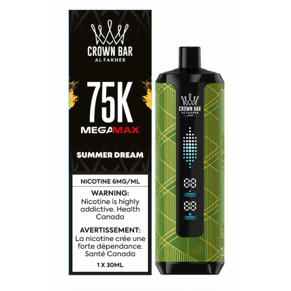 Al Fakher Crown Bar 75K Mega Max Disposable Vape - Summer Dream