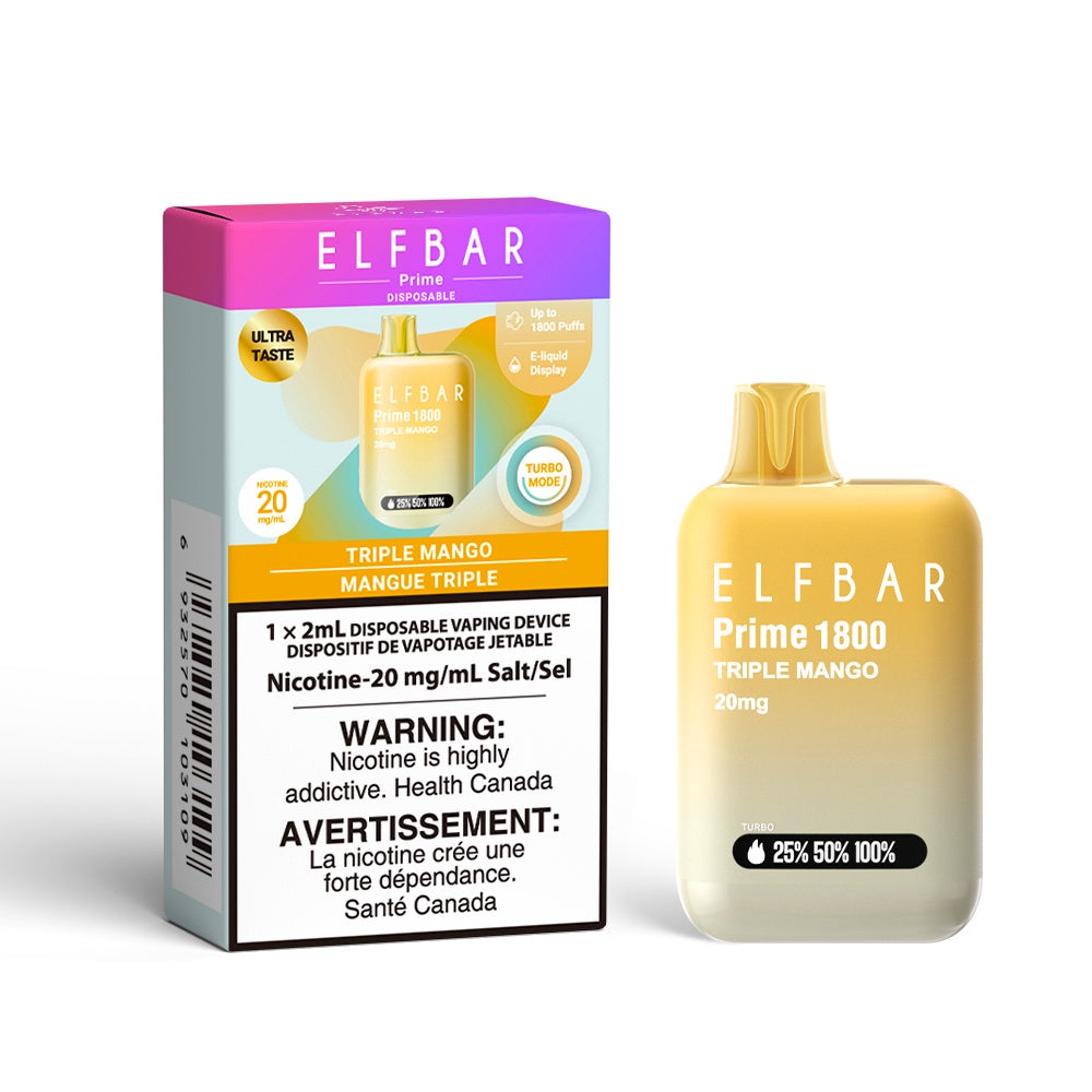 ELF Bar Prime1800 Puffs - Triple Mango