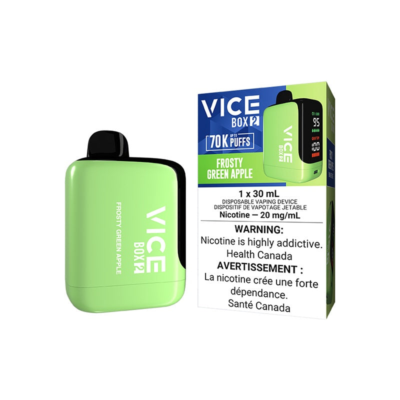 Vice Box 2 Disposable Vape - Frosty Green Apple