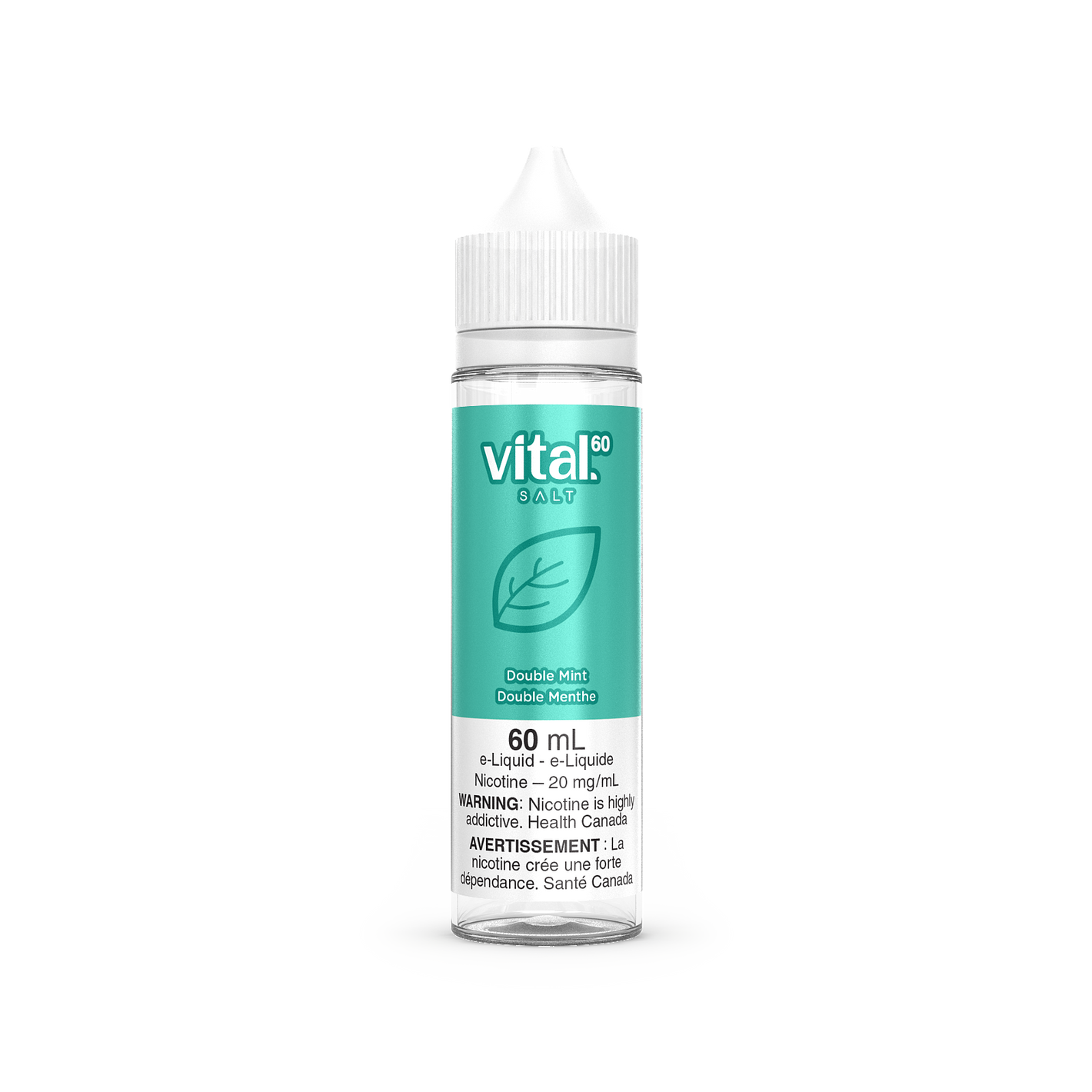 Vital 60 Salt Nic Vape Juice - Double Mint (60ml)
