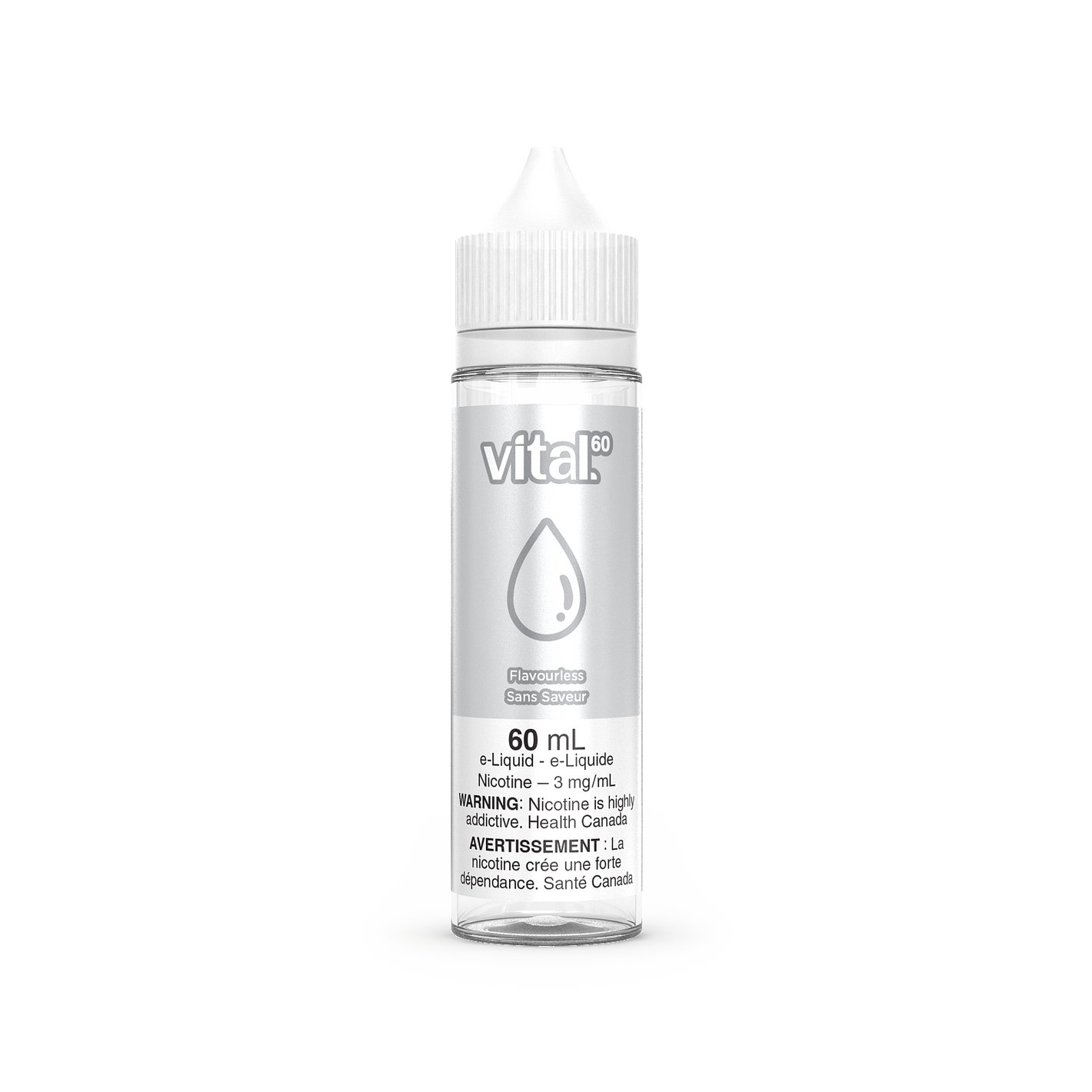 Vital 60 Freebase Vape Juice - Flavourless (60ml)