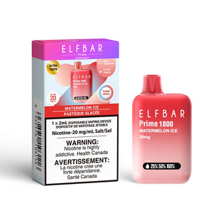 ELF Bar Prime 1800 Puffs- Watermelon Ice