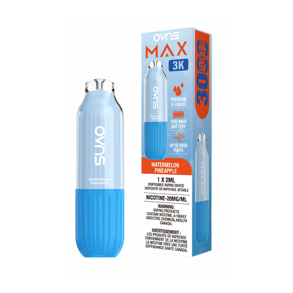 OVNS Max 3k Puffs Disposable Vape - Watermelon Pineapple