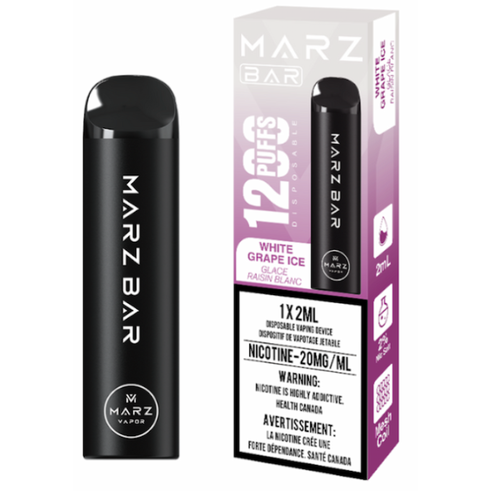 Marz Bar 1200 Disposable Vape - White Grape Ice